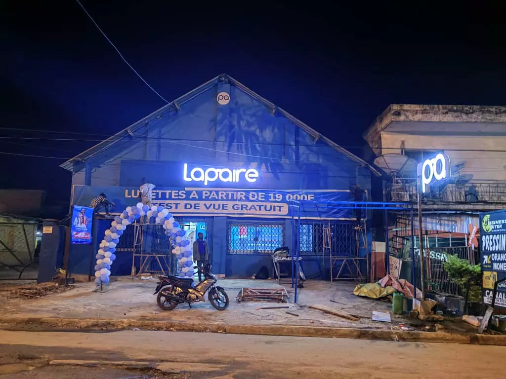 Test de vue à Bouaké - Commerce